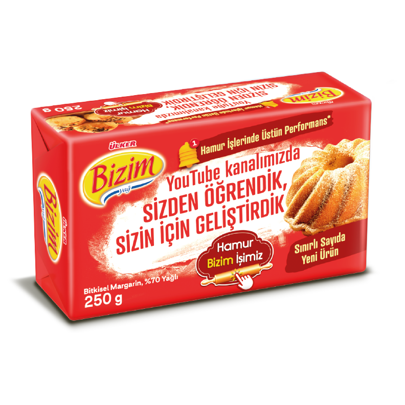 Bizim Yağ for Pastry, brick 250g