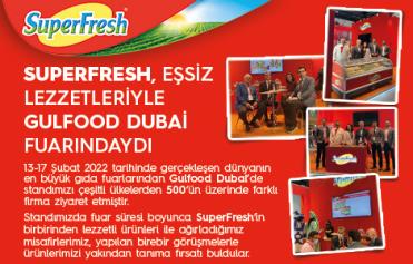 “February 13-17, 2022 – Kerevitaş was at GulFood Fair with Unique Tastes.”