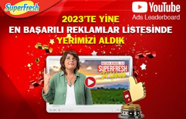 SuperFresh Bi’ Yolculuk, 2023’te Yine En Başarılı Reklamlar Listesinde Yerini Aldı! 