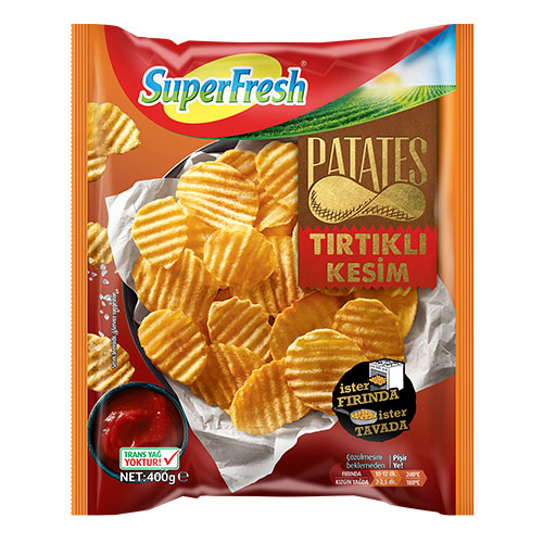 SUPERFRESH PATATES CIPS TIRTIKLI