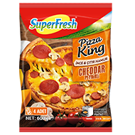 SUPERFRESH PİZZA KİNG CHEDDAR PEYNİRLİ İNCE HAMUR