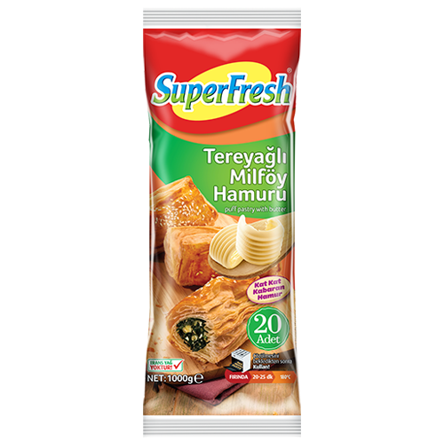 SUPERFRESH TEREYAĞLI MİLFÖY HAMURU