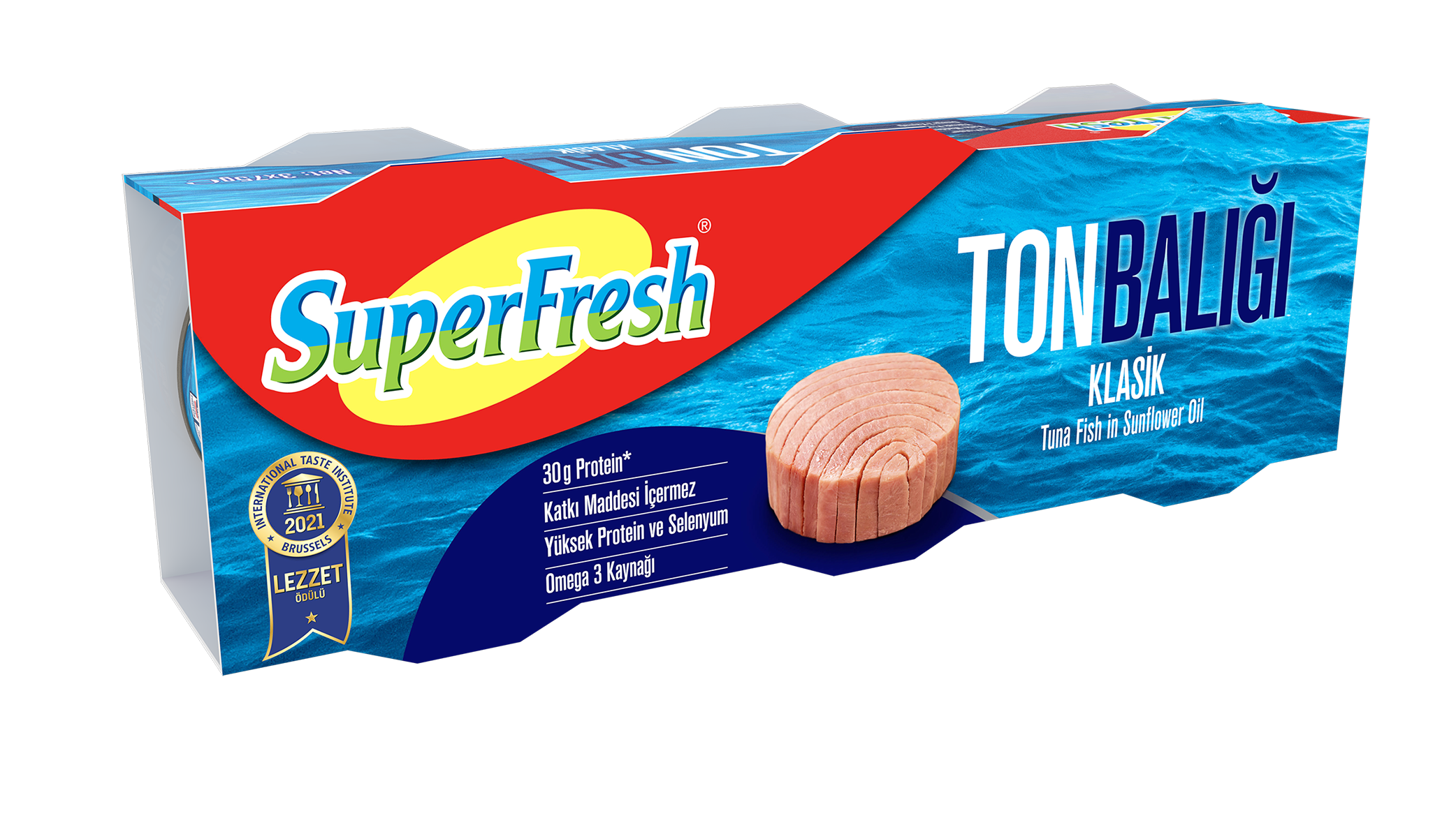 SUPERFRESH AYÇİÇEKYAĞLI TON BALIĞI (3X75 GR)