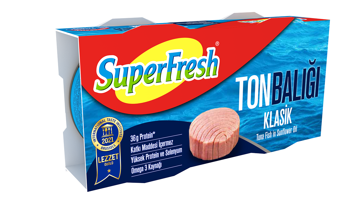 SUPERFRESH AYÇİÇEKYAĞLI TON BALIĞI (2X140 GR)